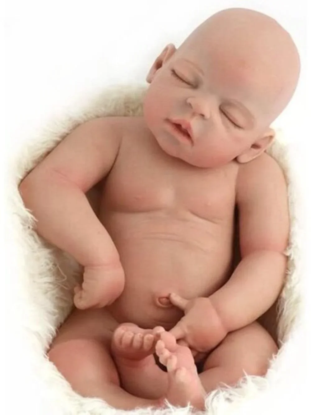 23 Inch Realistic Newborn Baby Girl Doll Heavy 11.5 lb. Solid Silicone